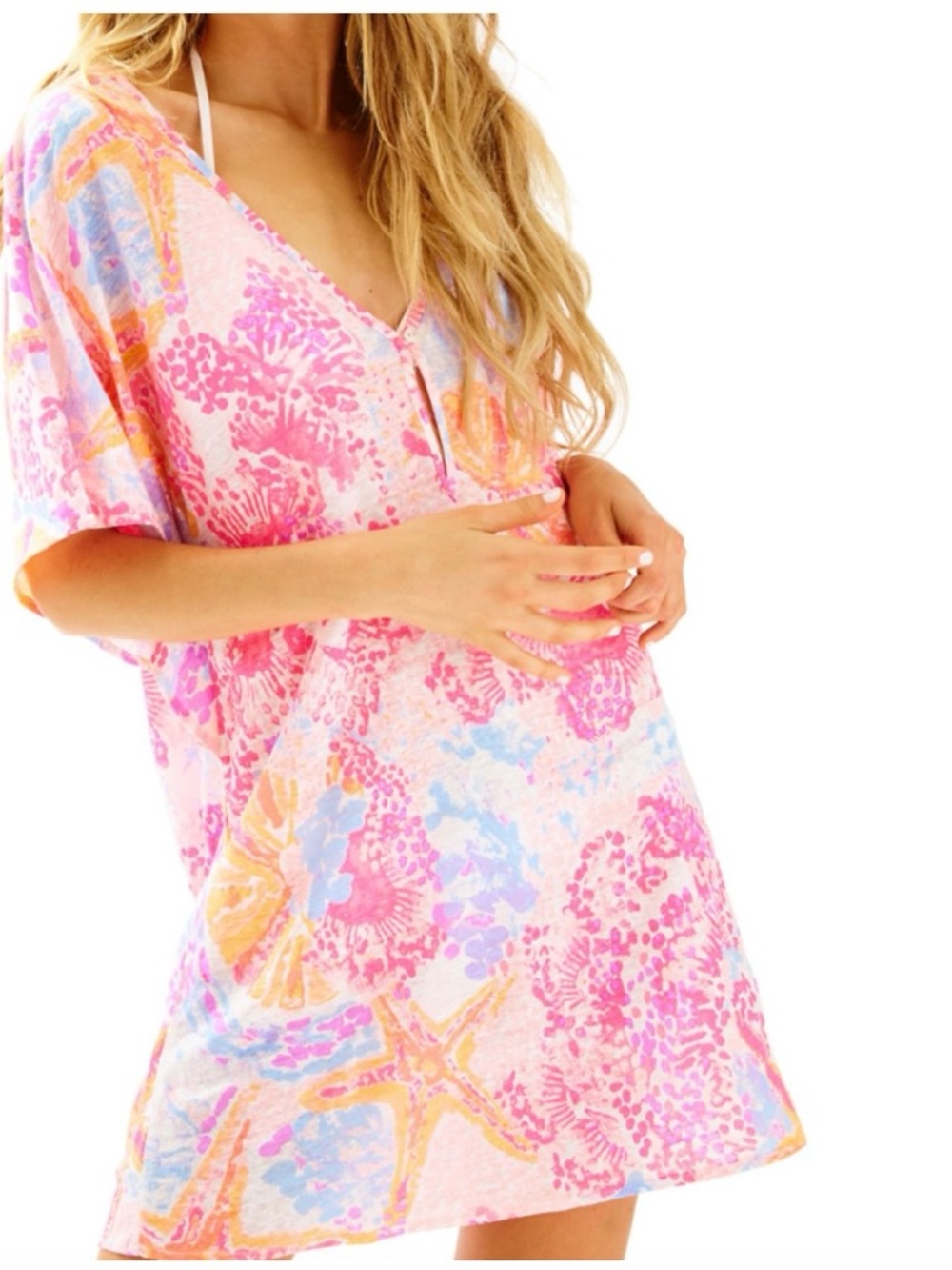 Lily Pulitzer Balleta Beach Cover-Up Medium Linen - Picture 13 of 13